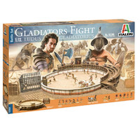 Italeri Gladiators Fight- Ludus Gladiatorious MDF Laser Cut Arena 1/72