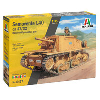 Italeri 6477 Semovente L40 DA 47/32 Italian Self Propelled Gun  1/35