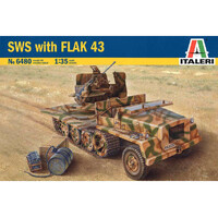 Italeri Military Vehicle SWS With Flak 43  1/35