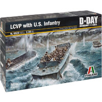 Italeri Lcvp With Us Infantry 1/35