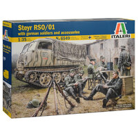 Italeri Steyr Rso/01 With German Soldiers  1/35