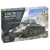 Italeri T-34/76 Model 1943 Early Version Premium Edition  1/35