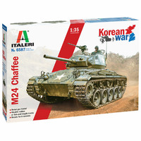 Italeri M-24 Chaffe Korean War Glueable Rubber Tracks 1/35