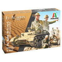 Italeri Pz.Kpfw.iV F1/F2/G With Afrika Korps Infantry 1/35