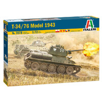 Italeri T-34/76 Mod 1943 Tank   1/72