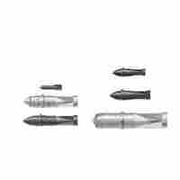 Italeri WWII German Aircraft Weapons ( Bombs Version 1)  1/72