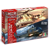 Italeri UH-1C & MIL-24D Helicopters Video Game Code Bonus  1/72