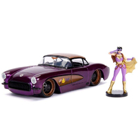 Jada Batgirl W/ Cadillac 1959 Bombshells Movie 1/24