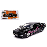 Jada Chevy Camaro BTM Black  W/ Flames 1969  1/24