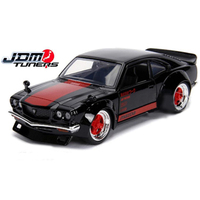 Jada Mazda RX-3 1974 JDM Black  1/24