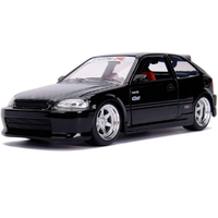 Jada Honda Civic  EK Type R 1997 JDM Black 1/24