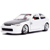 Jada Honda Civic  EK Type R 1997 JDM White 1/24