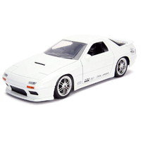 Jada Mazda RX-7 JDM 1985 White 1/24