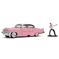 Jada Elvis W/ Pink 1955 Cadillac Fleetwood Movie  1/24