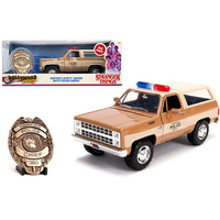 Jada Chevy Blazer 1980 With Stranger Things Badge  1/24