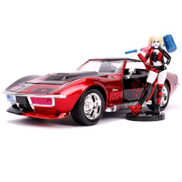 Jada Corvette Stingray 1969 With Harley Quinn Bombshell Movie  1/24