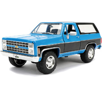 Jada Chevy Blazer 1980 Off Road Blue 1/24