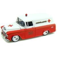 Jada Chev Suburban 57 Ambulance 1/24