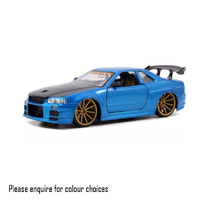 Jada Nissan Skyline GT-R R34 BTK 2002 1/24