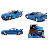 Jada Nissan GTR F & F Blue 1/32