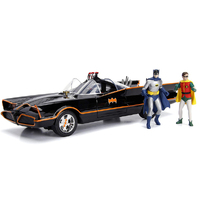 Jada Batmobile W/ Batman 1966 Classic TV Series 1/18