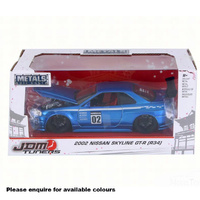 Jada Nissan Skyline R34 GT-R JDM 2002 1/24