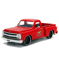 Jada Chevy C10 Stepside Just Trucks Primer Red 1/24