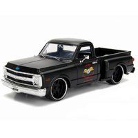 Jada Chevy C10 1969 Stepside Just Trucks Black 1/24