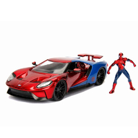 Jada Spiderman W/ Ford GT 2017  Hollywood Rides Movie 1/24