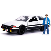 Jada Toyota Treuno AE86 1986 W/ Figure Initial D  1/24