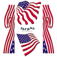 Jackal Decal Stars & Stripes (Internal)