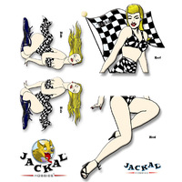 Jackal Decal Flag Girls Int