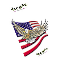 Jackal Decal American Pride Hood (Internal)
