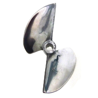 JK Boats Propeller 78mm x 52  1/4                D/D  Alum