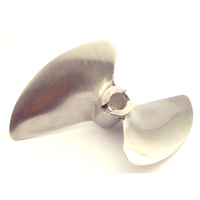 JK Boats Propeller 78mm 109 pitch X 1/4in D/D Alum