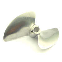 JK Boats Propeller 70mm x 98            1/4in  D/D Alum