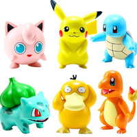 KRACKIN Figure Pokemon Favourites 6pce Set 50mm-60mm