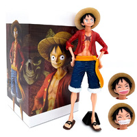 KRACKIN Figure One Piece Smiling Face Luffy 18cm