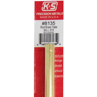 K&S Round Brass Tube 3/8      .014 Wall 12in  (1)