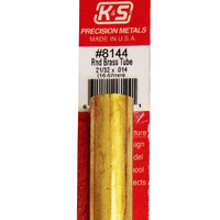 K&S Round Brass Tube 21/32  .014 Wall 12in  (1)