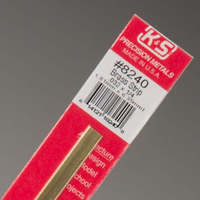K&S Brass Strips .032 x 1/4 12in (1)