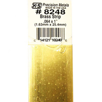 K&S Brass Strips .064 x 1     12in (1)