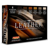 LifeColor CS30  Leather Acrylic Paint Set
