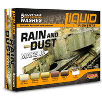 LifeColor Liquid Pigments Rain & Dust Makeup (5 Wash Set)