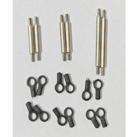 LDRC LP0017 Metal Rod Set With Rod End (6pce)