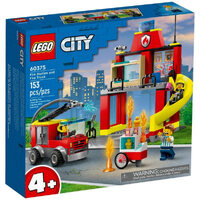 LEGO Fire Station And Fire Truck   ( City)