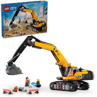 LEGO 60420 Yellow Construction Excavator  (City)