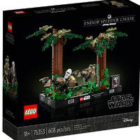 LEGO Star Wars Endor Speeder Chase Diorama