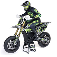 Losi 2272 Promoto- SM  Super Moto Motorcycle  FXR White ARTR 1/4