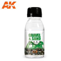 AK Interactive AK118 - Auxiliaries - Gravel & Sand Fixer